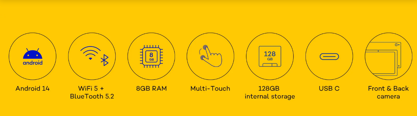 تبلت طراحی اندروییدی Wacom MovinkPad 11